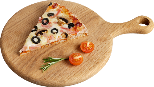 Пицца с ветчиной и грибами, 100г