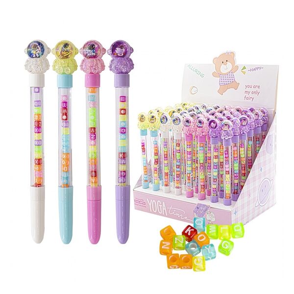 Ручка шариковая Alingar Космонавт, 1 шт., в ассортименте