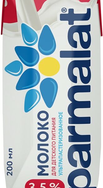 Молоко Parmalat Natura Premium ультрапастеризованное 3.5% 200мл