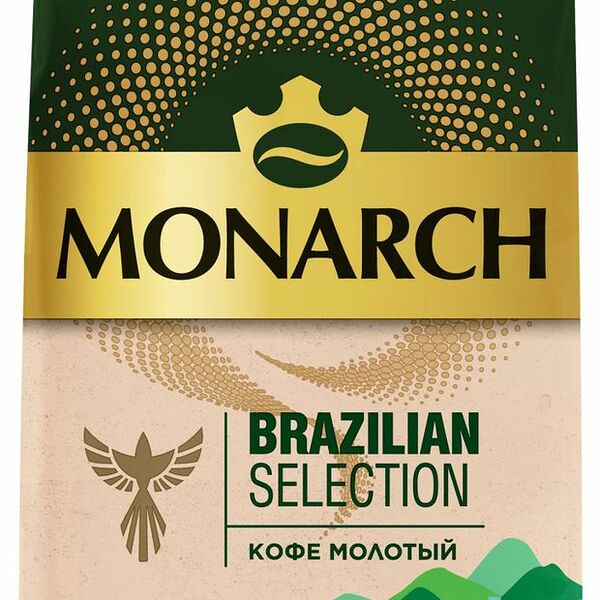 Кофе Jacobs Monarch Brazilian Selection натуральный жареный арабика молотый 230 г