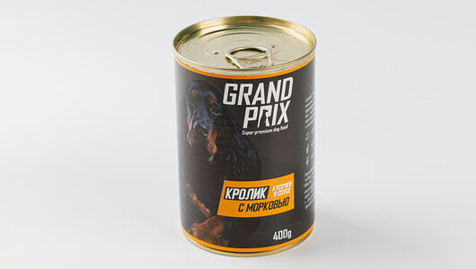 Корм для собак кусочки в соусе Grand Prix Кролик с морковью