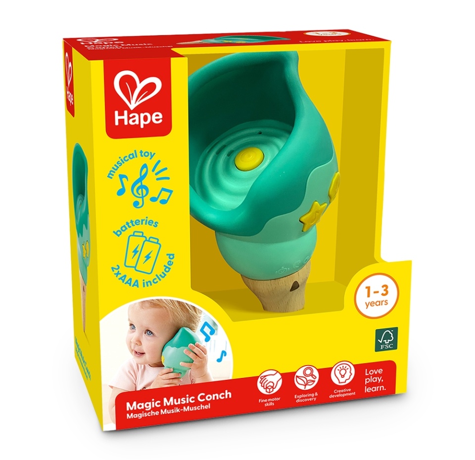 

Игрушка-ракушка Hape На море музыкальная