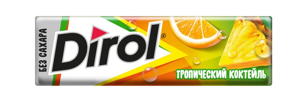 

Жвачка Dirol тропический коктейль 13.6 г