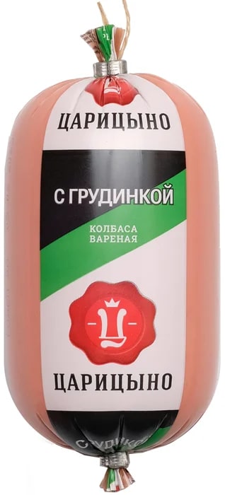 

Колбаса Царицыно с грудинкой вареная 400 г