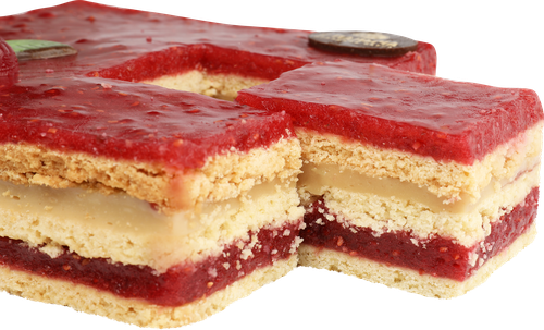 

Торт песочный У Палыча с малиной и соленой карамелью 800 г