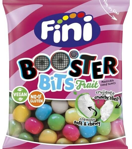 Конфеты Fini жевательные Booster Fruit Клубника-Малина 90г