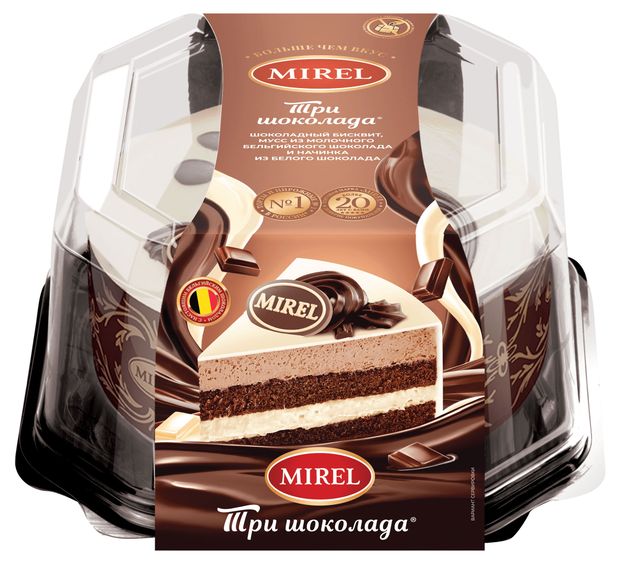 

Торт Mirel Три шоколада 750 г