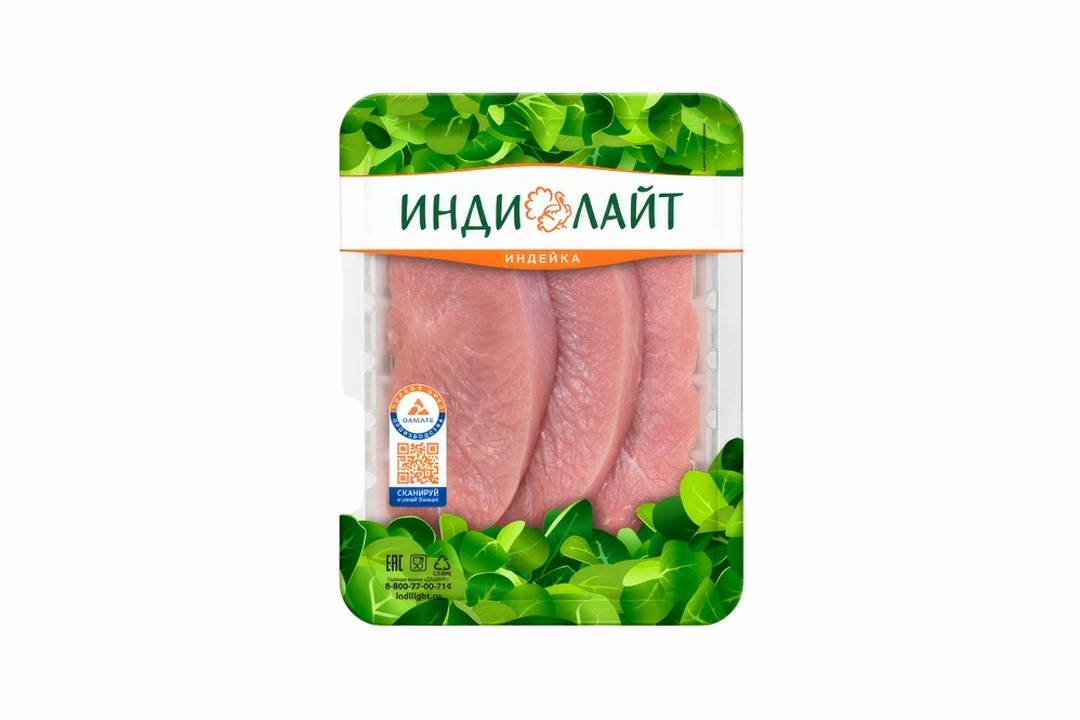 

Стейк из грудки индейки Индилайт Халяль охлажденный 525 г