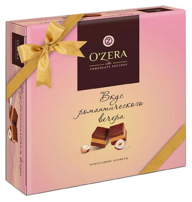 

Конфеты O'Zera шоколадные трехслойные с ореховой нугой