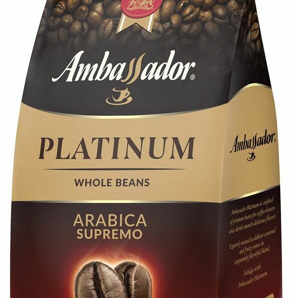 Кофе в зёрнах Ambassador Platinum 1кг