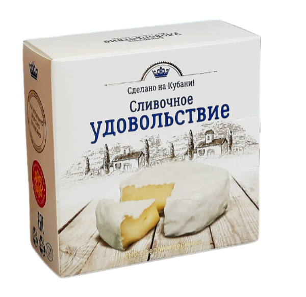 Сыр Калория Сливочное удовольствие с белой плесенью бзмж 125г