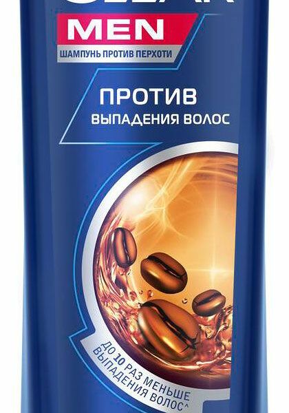 Шампунь Clear Men Против выпадения волос против перхоти, 400 мл