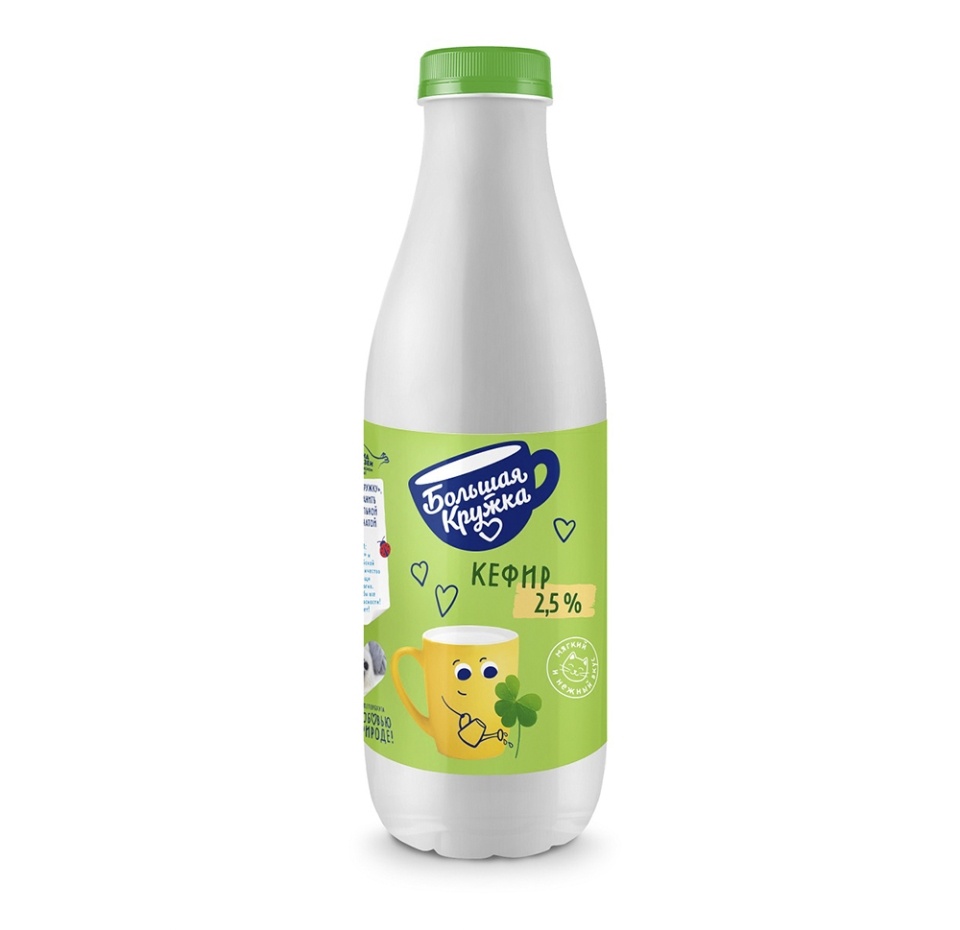 

Кефир Большая Кружка 2,5%, без змж 800 г