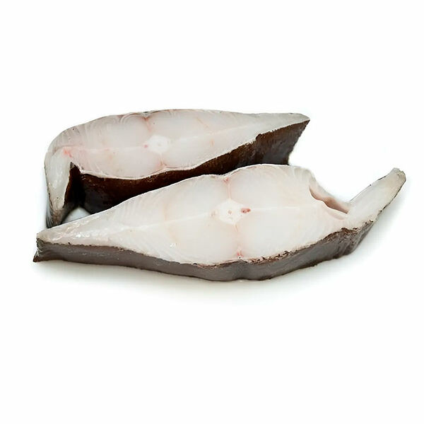 Палтус свежемороженый, стейк крупный, Икорный, 1 кг