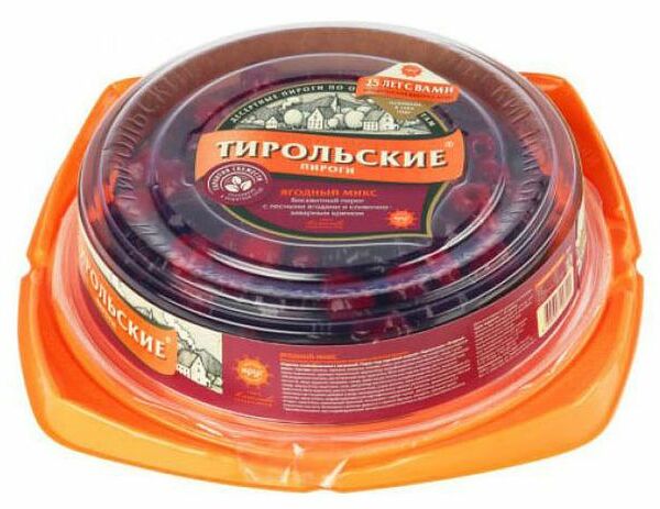 Пирог ягодный микс ТМ Тирольские пироги 630 г
