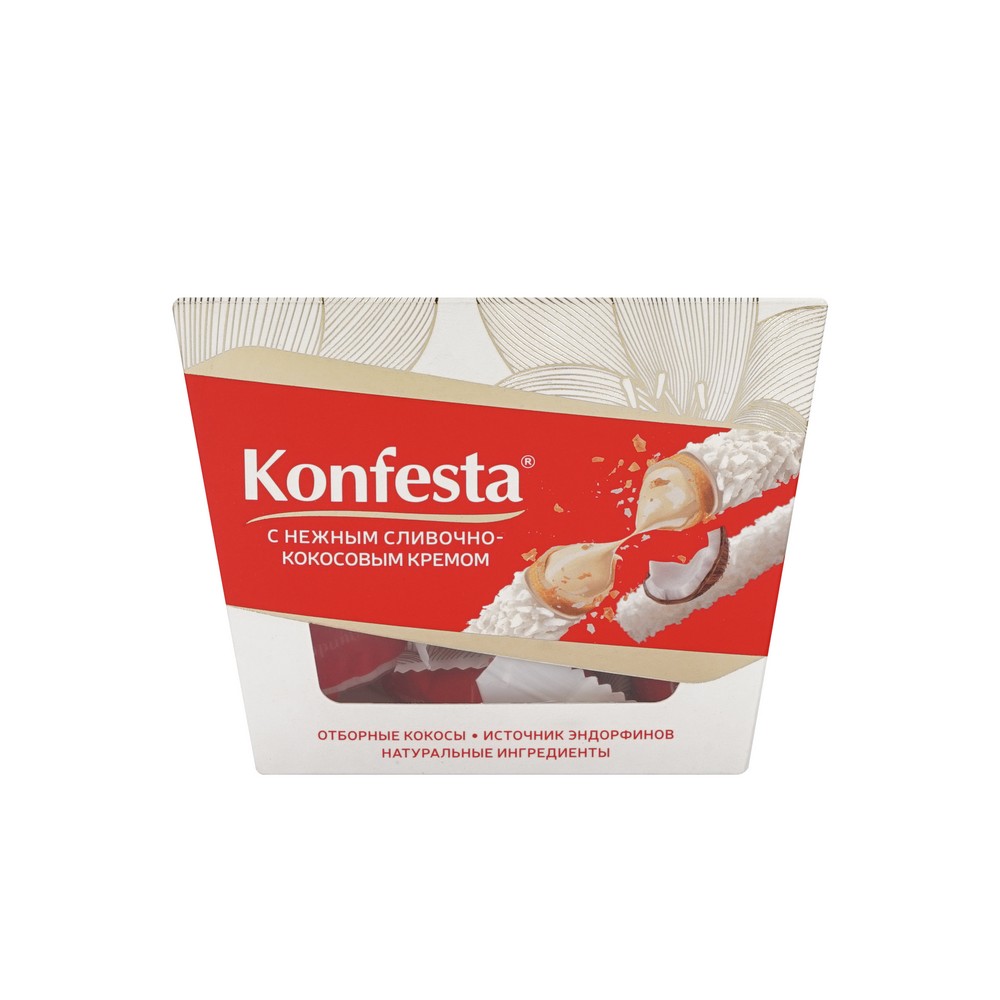 

Конфеты Konfesta со сливочно-кокосовым кремом 150 г