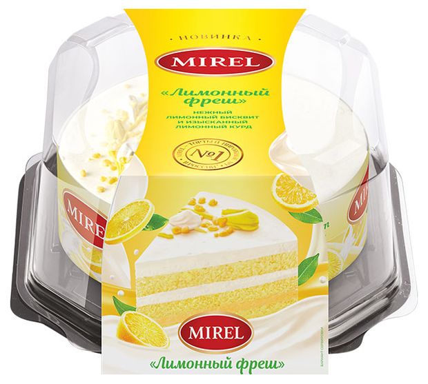 

Торт Mirel Лимонный фреш 600 г