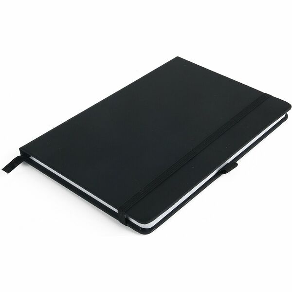 Блокнот А5 132*212 мм 80 л нелин Kiel Easy Gifts обл полиуретан на резинке черный арт 312103