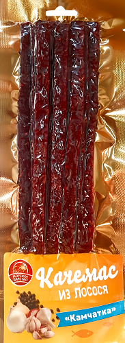 Соломка из дальневосточного лосося Морское царство вяленая Качемас Камчатский 70 г