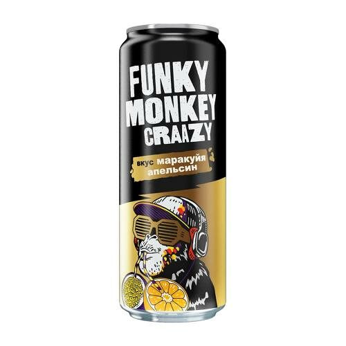 Напиток Funky Monkey Craazy маракуйя апельсин безалкогольный 450 мл