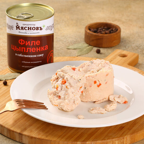 Филе цыпленка в собственном соку МясновЪ от КуулКлевер 338 г