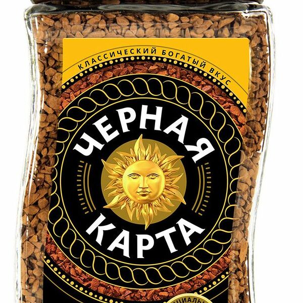 Кофе растворимый Чёрная карта Gold 95 г