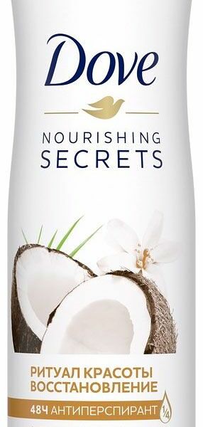 Антиперспирант Dove Nourishing Secrets Ритуал красоты восстановление, женский 150 мл