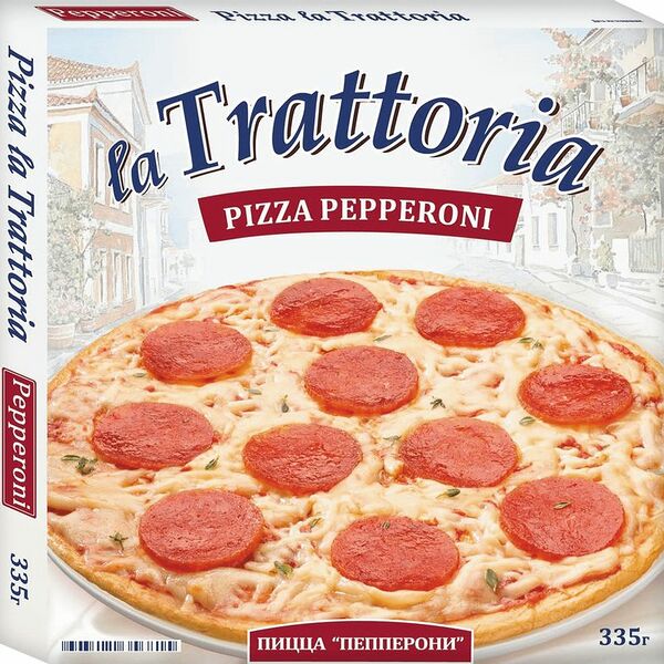 Пицца La Trattoria Пепперони, 335 г