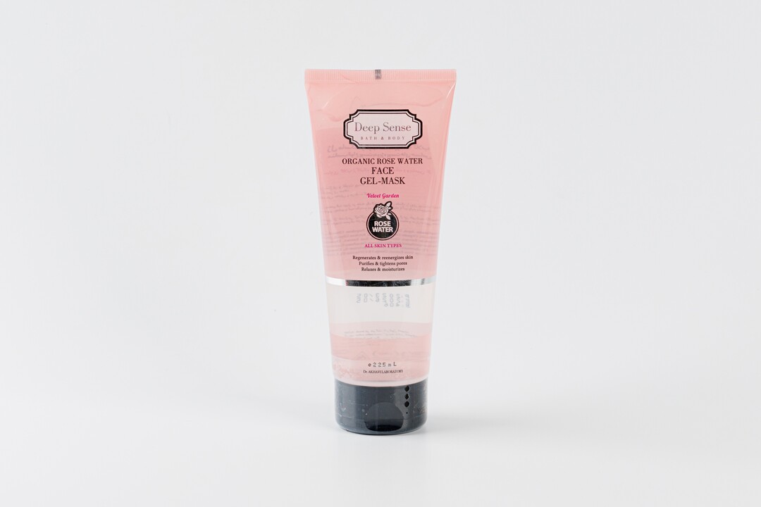 

Гель-маска для лица "Розовая вода" органический Deep Sense