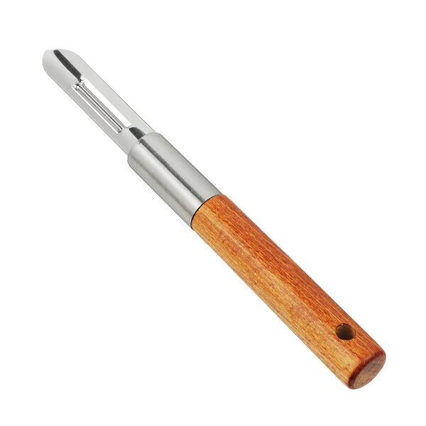 Satoshi эко овощечистка, 20.2х3.2см, нерж.сталь, бук