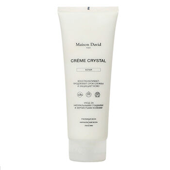 Крем для обуви Maison David для гладкой кожи белый 120 мл