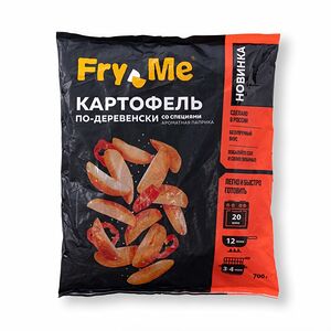 Картофель Fry me фри со специями ароматная паприка замороженный 700 г