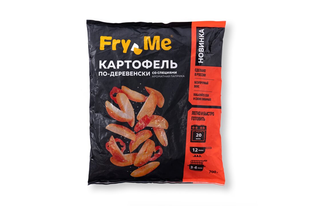 

Картофель по-деревенски Fry Me со специями Ароматная паприка 700 г