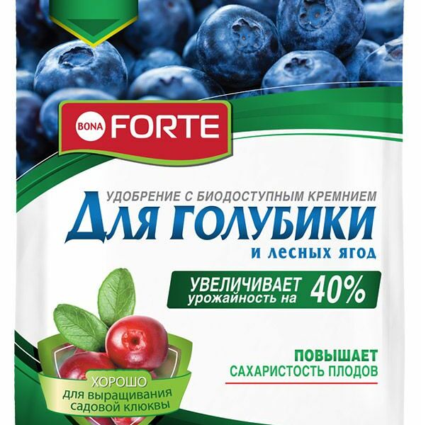 Удобрение для голубики и лесных ягод Bona Forte с биодоступным кремнием