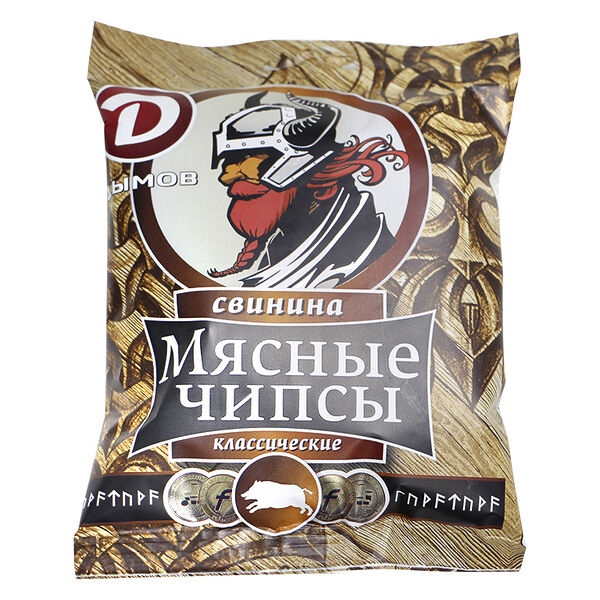 Чипсы мясные из свинины Дымов Классические