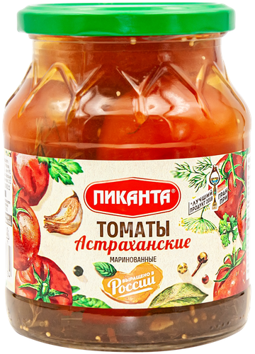 

Томаты Пиканта Астраханские маринованные 670 г