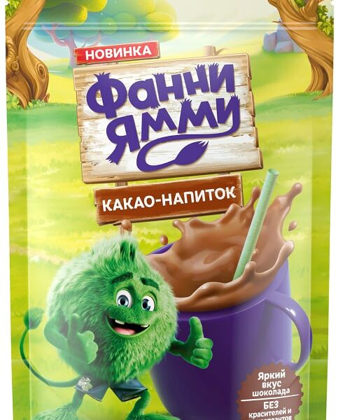 Какао-напиток Фанни Ямми быстрорастворимый 180г