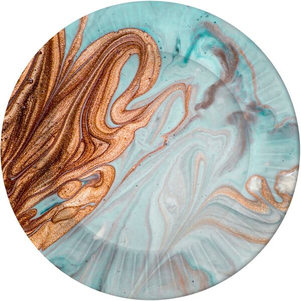 Набор бумажных тарелок ND Play Смола серая 18см 6шт