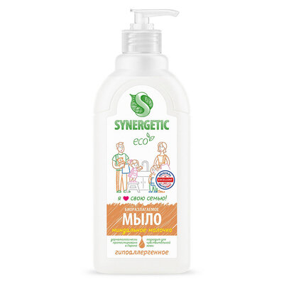 Мыло жидкое Synergetic Миндальное молочко 500 мл