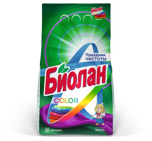 

Стиральный порошок Биолан Color автомат 2.4 кг