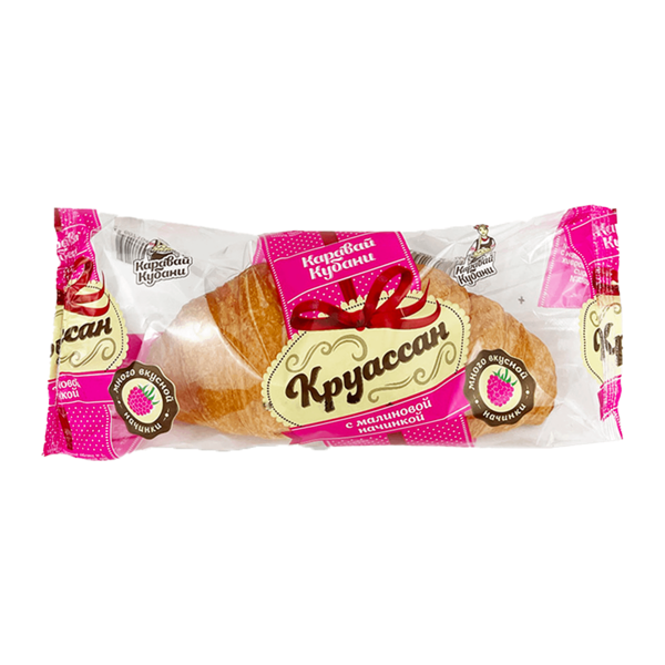 Круассан Каравай Кубани с малиновой начинкой 75 г