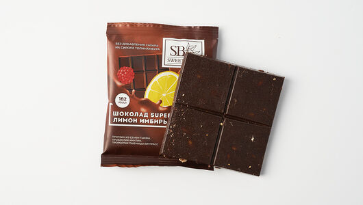 Шоколад темный Лимон-имбирь-малина _РП