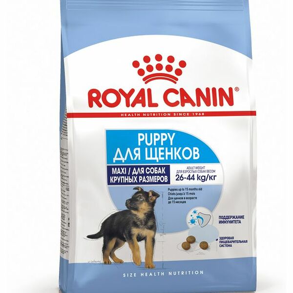 Сухой корм Royal Canin Puppy Maxi Junior для щенков крупных размеров до 15 месяцев, 3кг