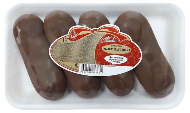 

Пирожное Мишель Эклер-паутинка 4 шт 140 г