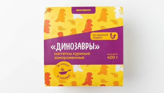 Наггетсы Динозавры куриные, замороженные