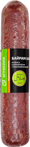 

Колбаса Агросила сырокопченая Байрам халяль 360 г