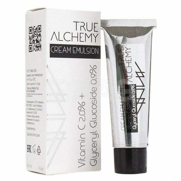Крем-эмульсия для лица True Alchemy Cream Emulsion Vitamin C 20% + Glyceryl Glucoside 09%