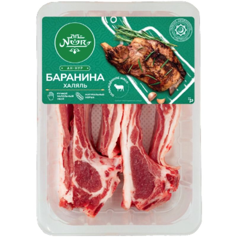 

Котлета An-Noor на кости из баранины Халяль категории В охлажденная 450 г
