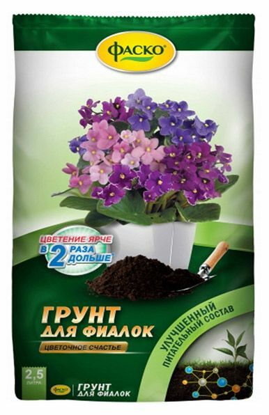 Грунт для фиалок Фаско цветочное счастье