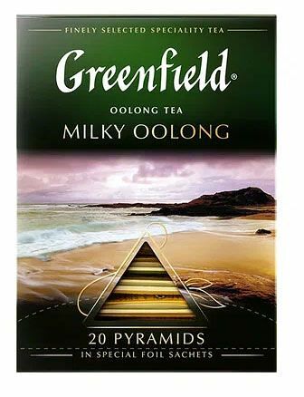 Чай Greenfield зеленый Milky Oolong, 20х1.8г